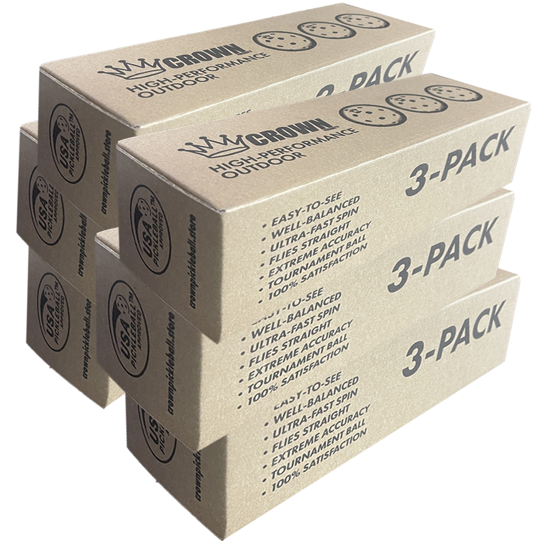 CROWN PICKLEBALL - PRIME TIME 40 Pickleballs (18-PACK)