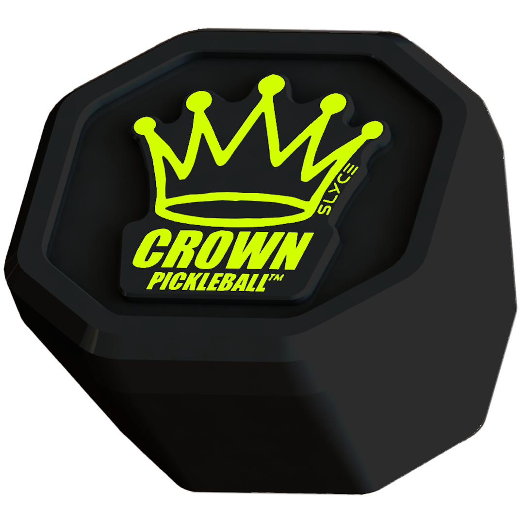 CROWN PICKLEBALL - Special Edition Crown Pickleball SpeedCap Paddle Performance Enhancer BY SLYCE (BLACK, 1 oz.)