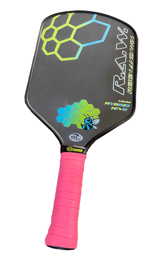 CROWN PICKLEBALL - RAW Hybrid Hive (Pre-owned Paddle)