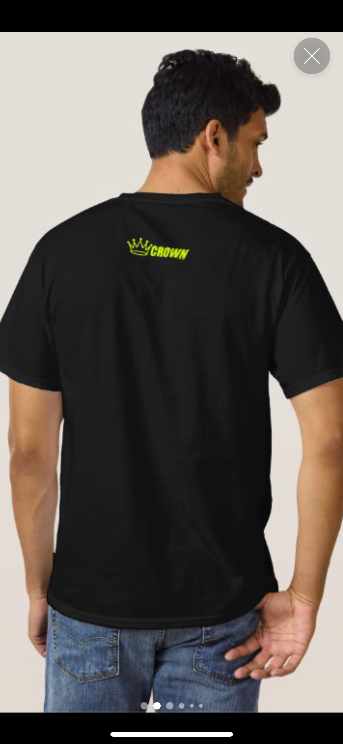 CROWN PICKLEBALL - Men's #LFG Shirt (Black/White)