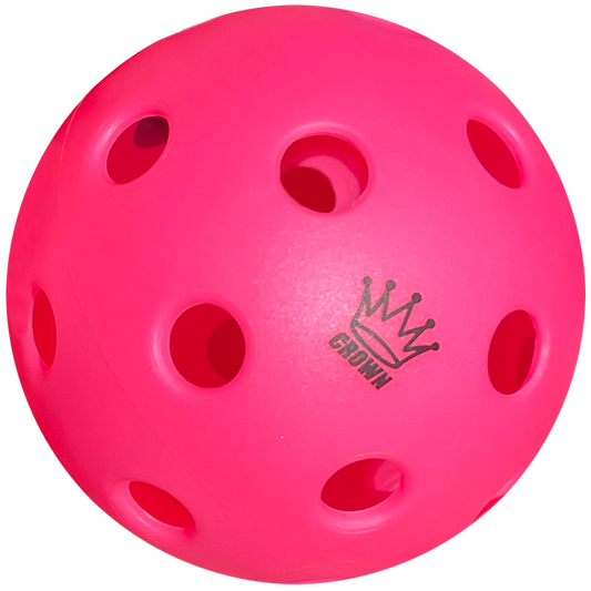 CROWN PICKLEBALL - High-Performance INDOOR Pickleballs (3-PACK DRAGONFRUIT)