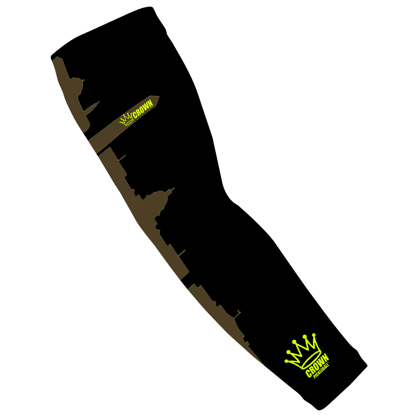 CROWN PICKLEBALL - SLEEVE - CROWN DC SKYLINE (Black)