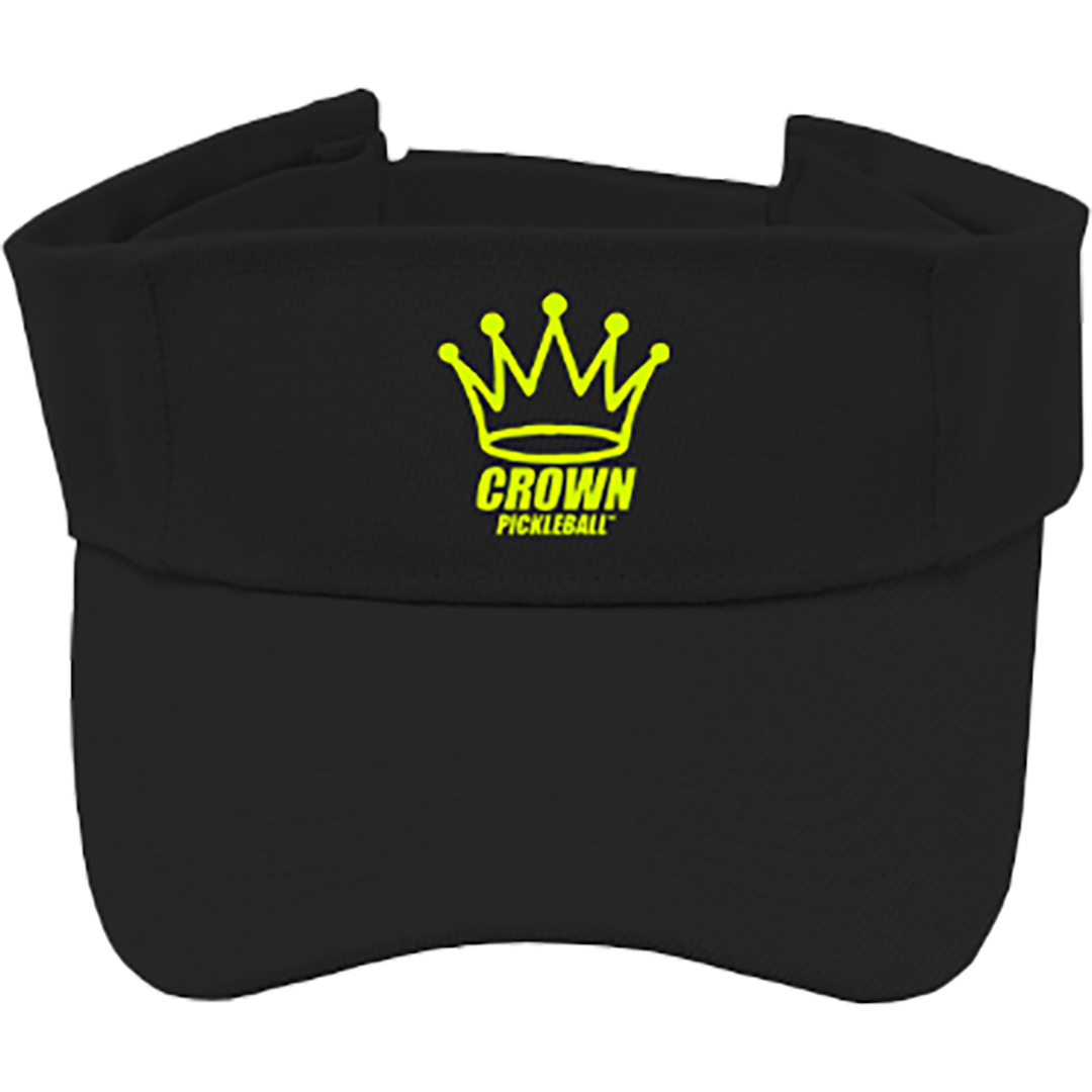 CROWN PICKLEBALL - Visor (Black/Lime)