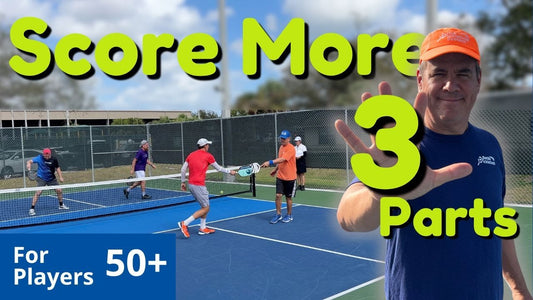 The Safe and Simple 3-Part Strategy to Score Pickleball Points for Senior Players