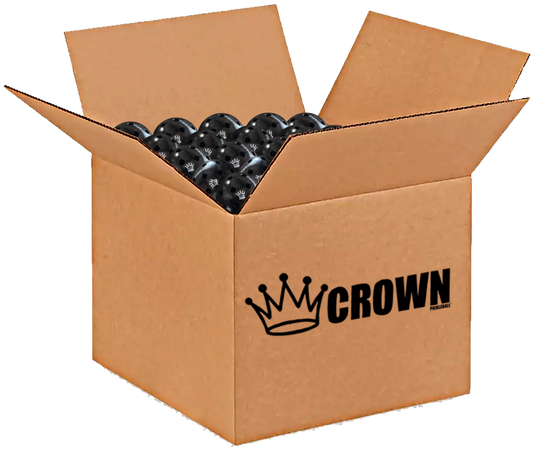 CROWN PICKLEBALL - High-Performance OUTDOOR Pickleballs (100-PACK BLACKBERRY)