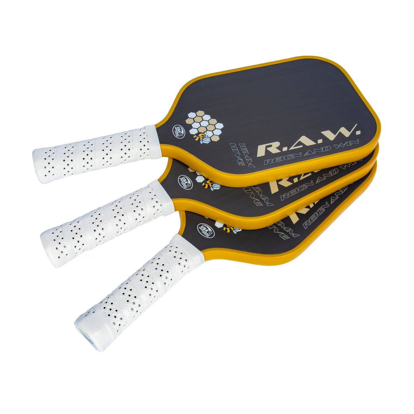 R.A.W. HIVE Pickleball Paddle x CROWN PICKLEBALL