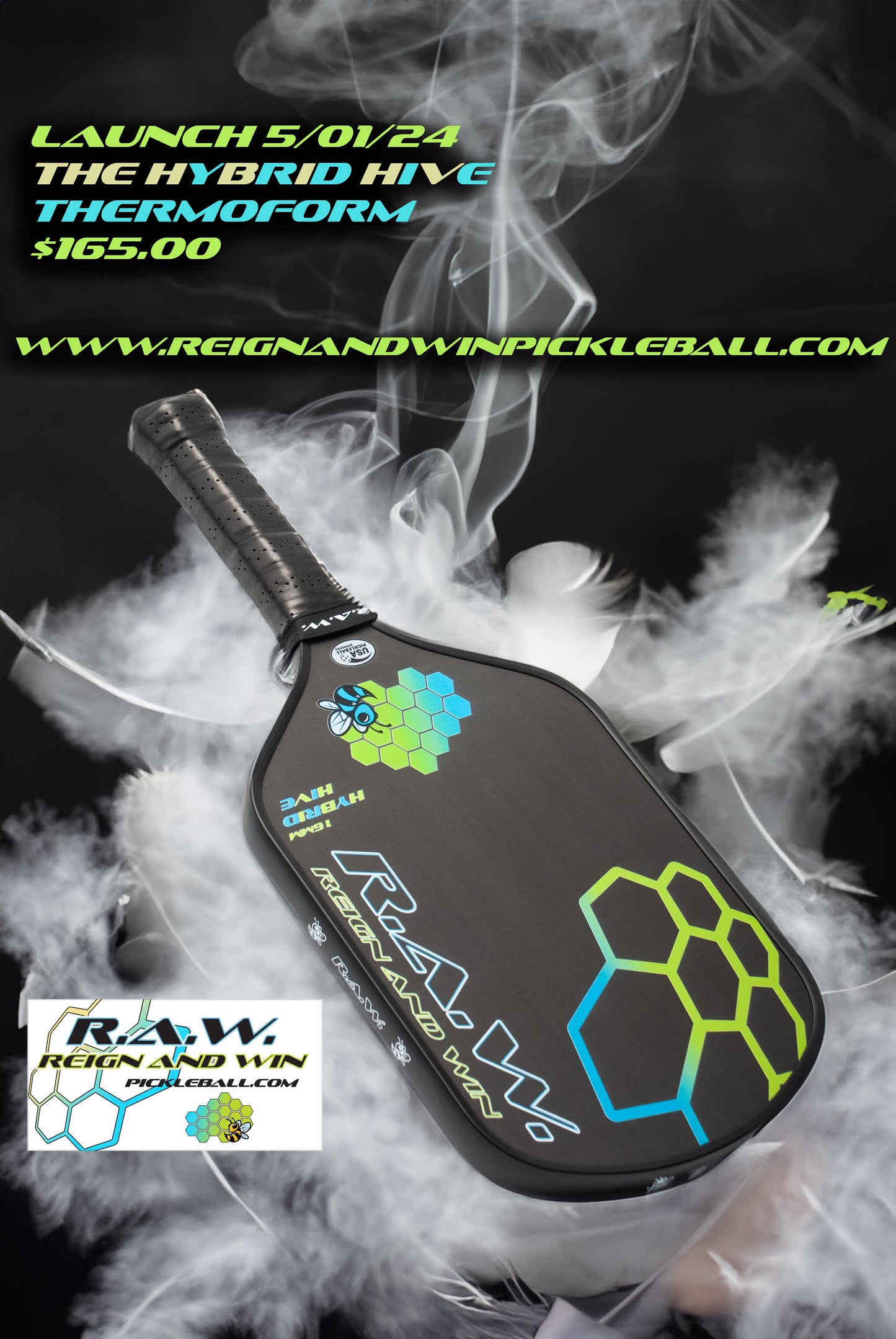 R.A.W. Hybrid Hive x CROWN PICKLEBALL