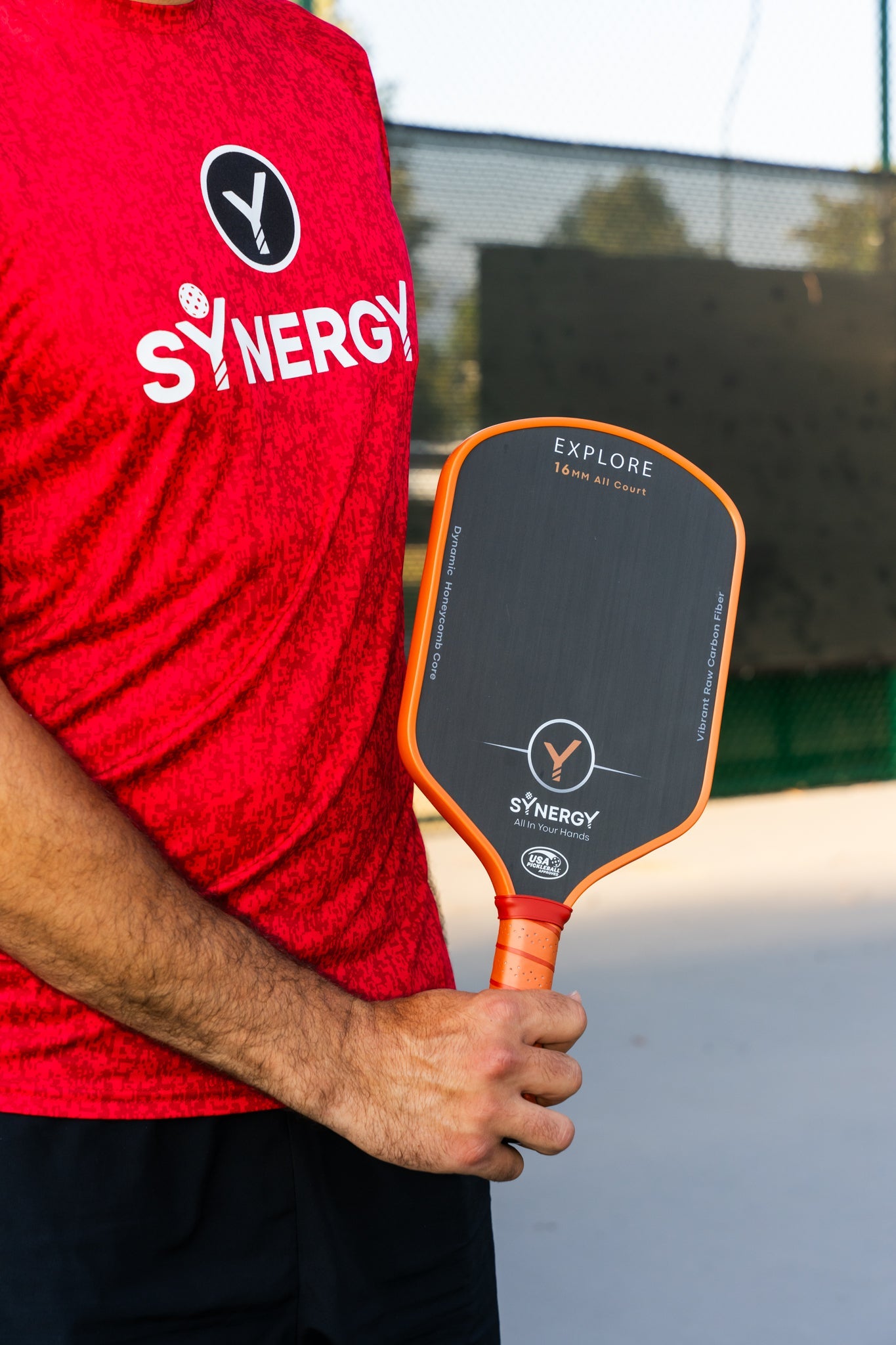 SYNERGY EXPLORE 16mm All Court Paddle Premium Set <> CROWN PICKLEBALL