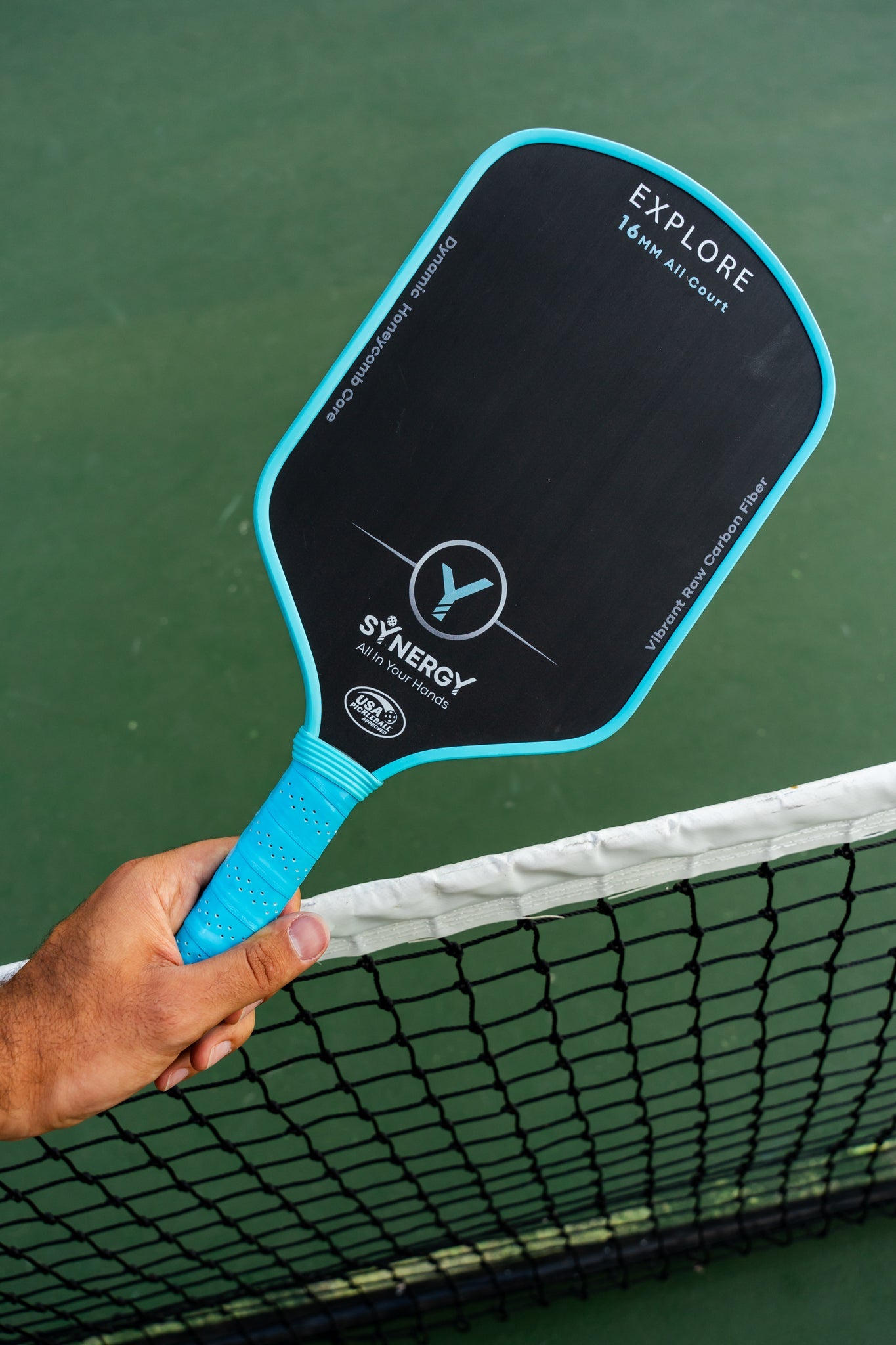 SYNERGY EXPLORE 16mm All Court Paddle Premium Set <> CROWN PICKLEBALL