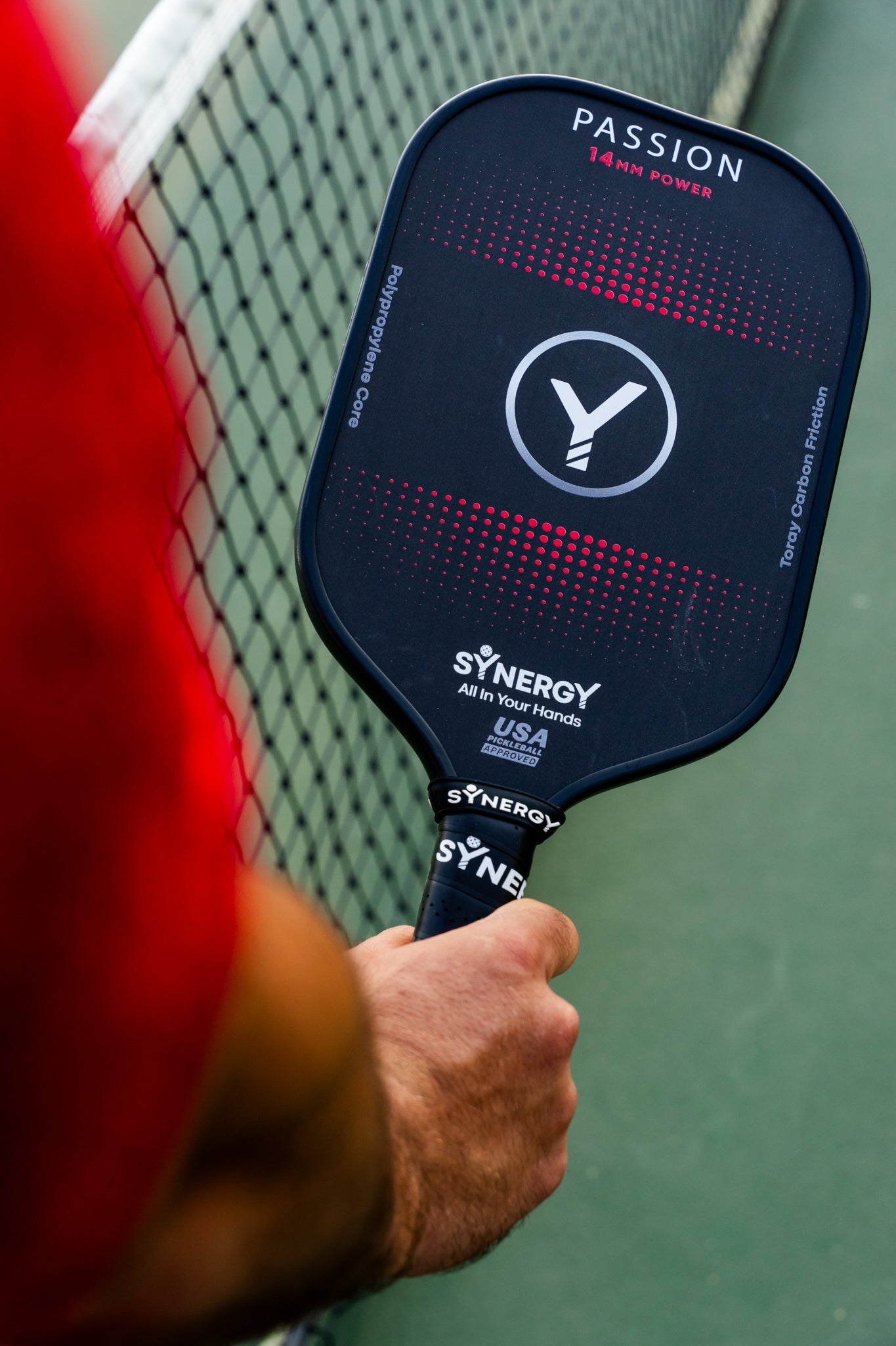 SYNERGY PASSION 14mm Power Paddle Premium Set <> CROWN PICKLEBALL