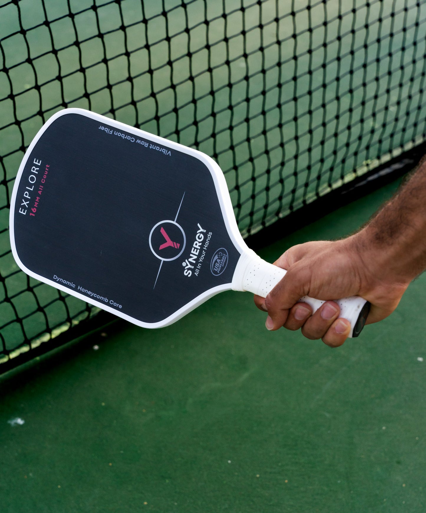 SYNERGY EXPLORE 16mm All Court Paddle Premium Set <> CROWN PICKLEBALL