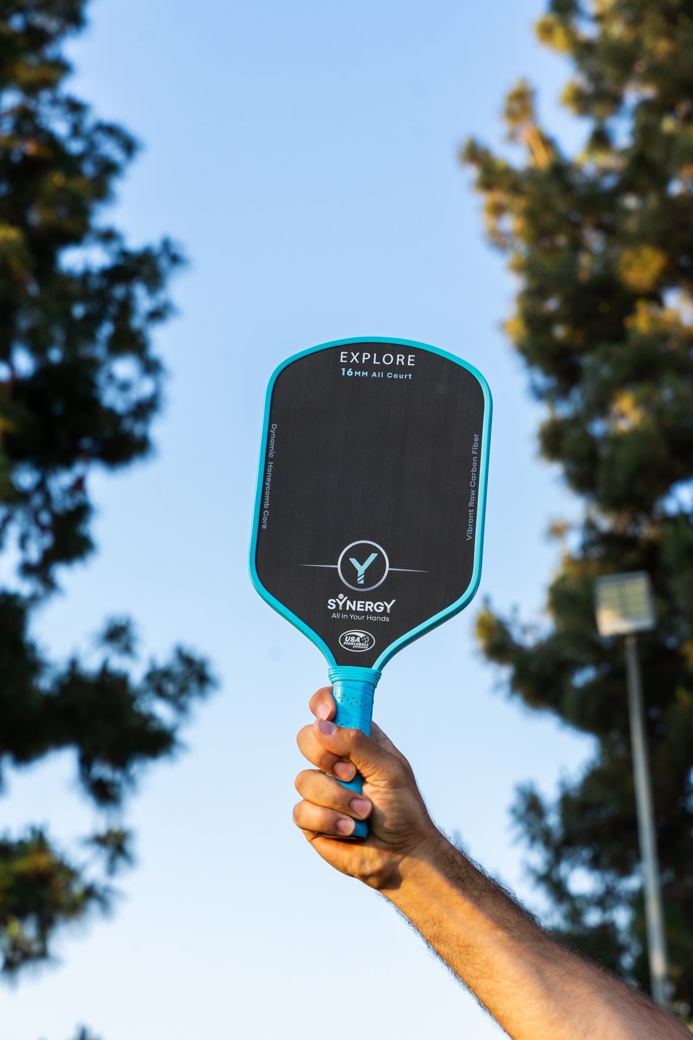 SYNERGY EXPLORE 16mm All Court Paddle Premium Set <> CROWN PICKLEBALL