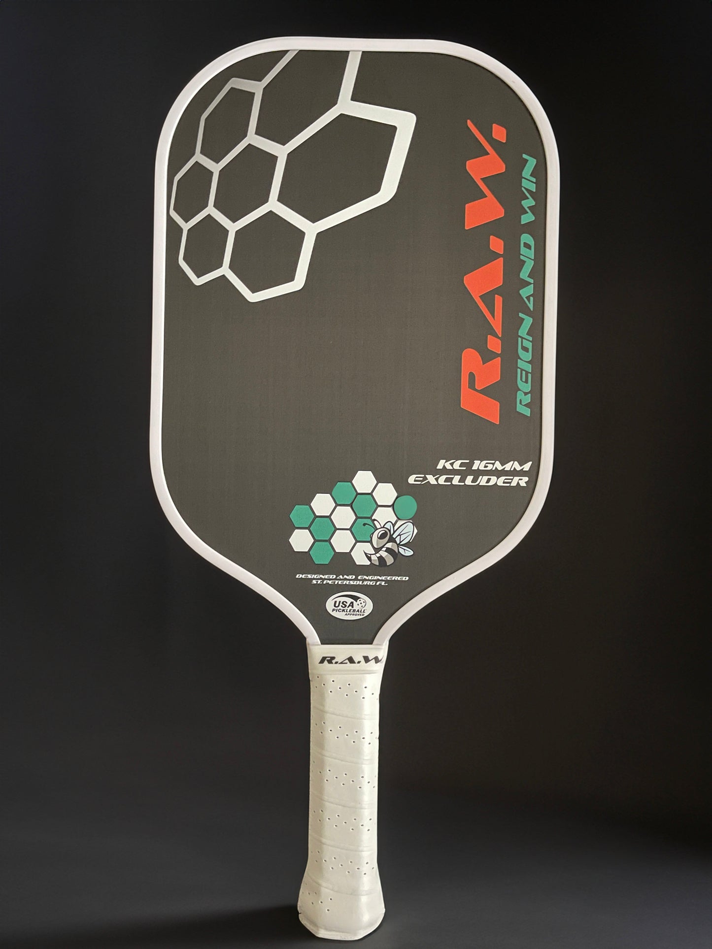 R.A.W. EXCLUDER Pickleball Paddle x CROWN PICKLEBALL