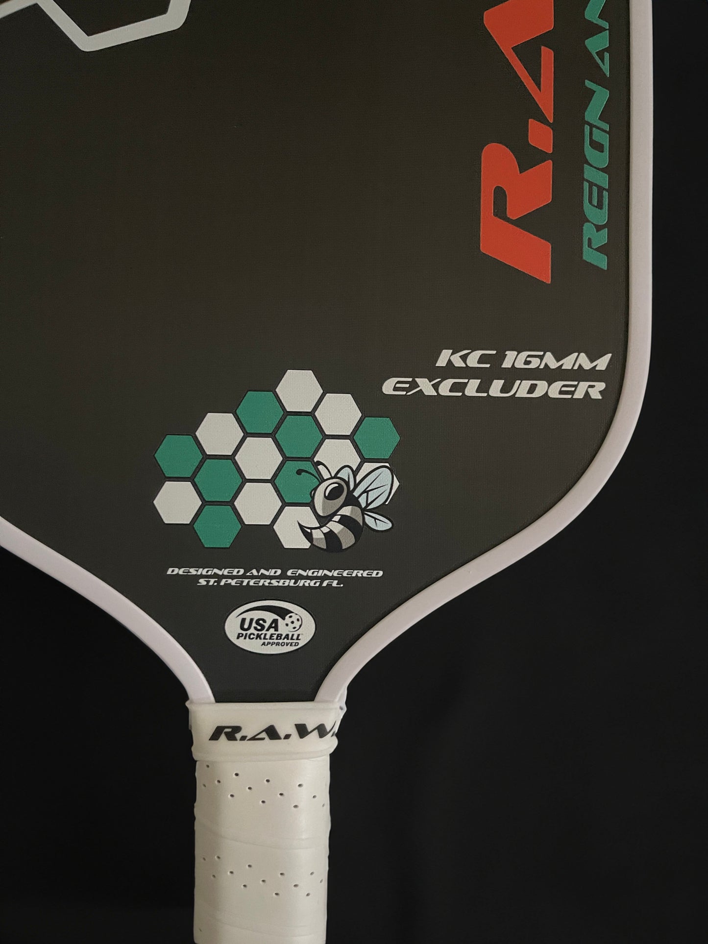 R.A.W. EXCLUDER Pickleball Paddle x CROWN PICKLEBALL