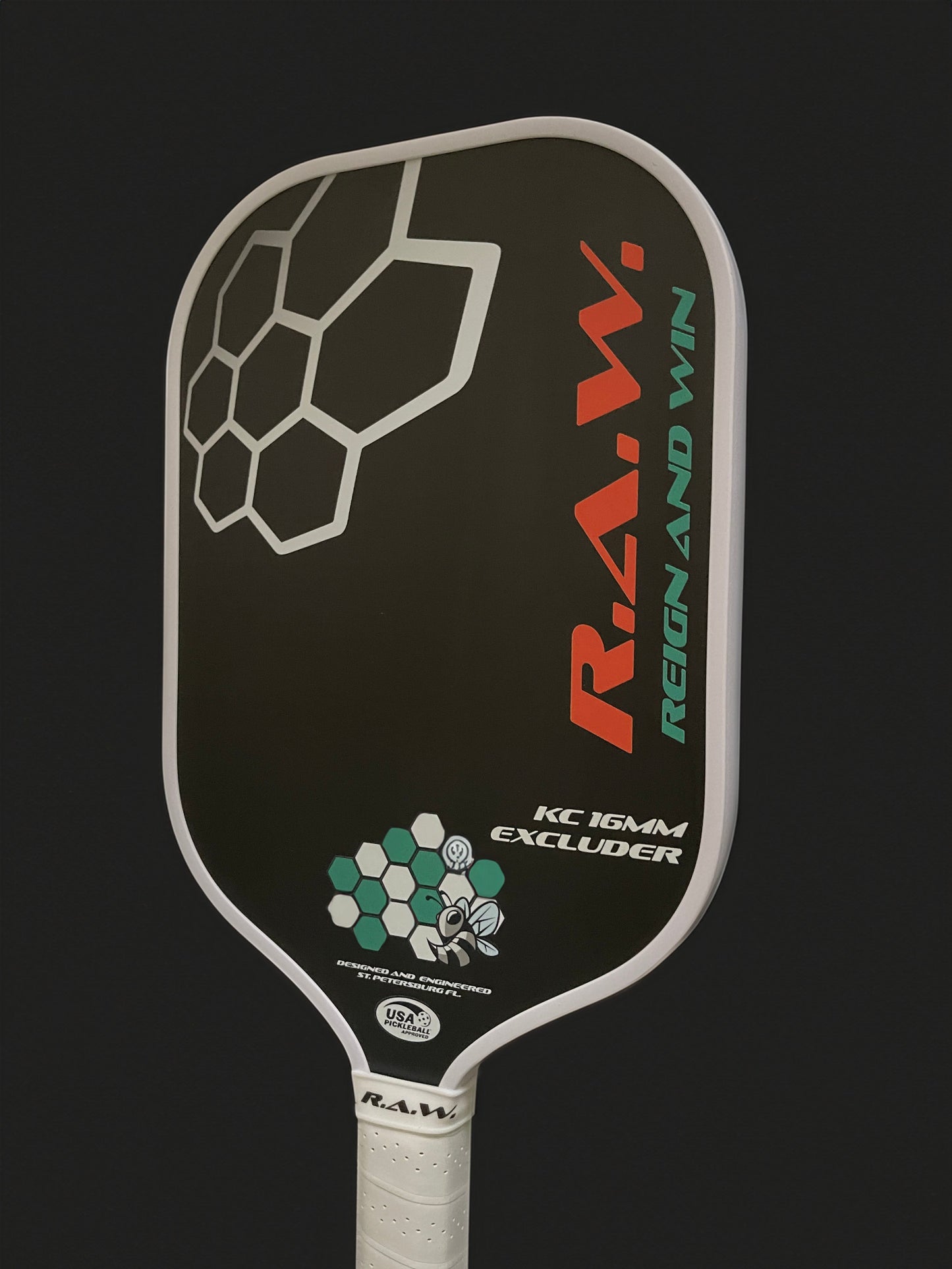 R.A.W. EXCLUDER Pickleball Paddle x CROWN PICKLEBALL