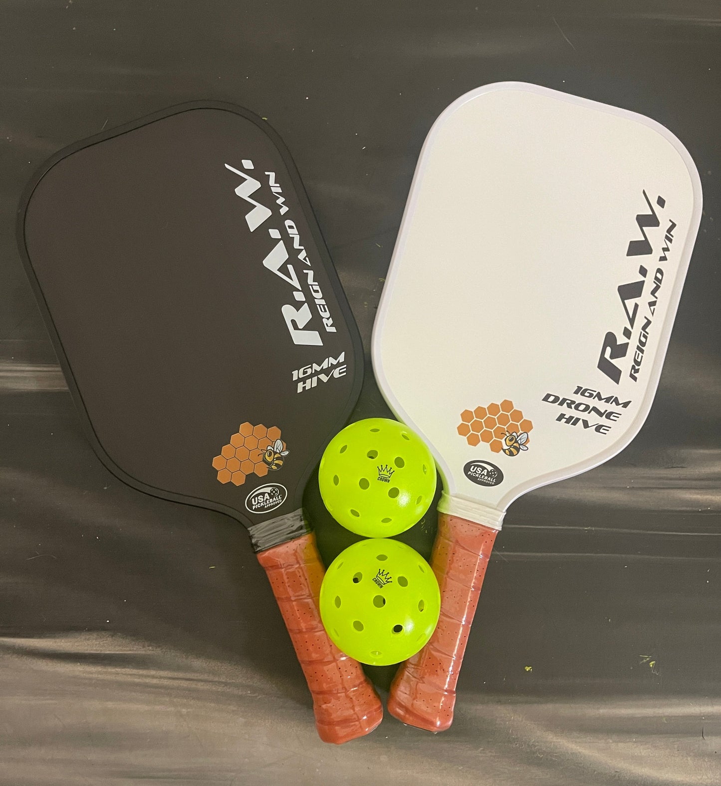 R.A.W. HIVE Pickleball Paddle x CROWN PICKLEBALL