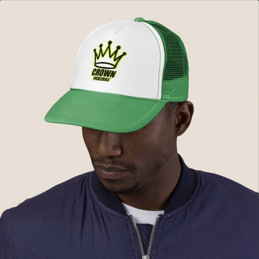 CROWN PICKLEBALL - Logo Hat (Green/White)