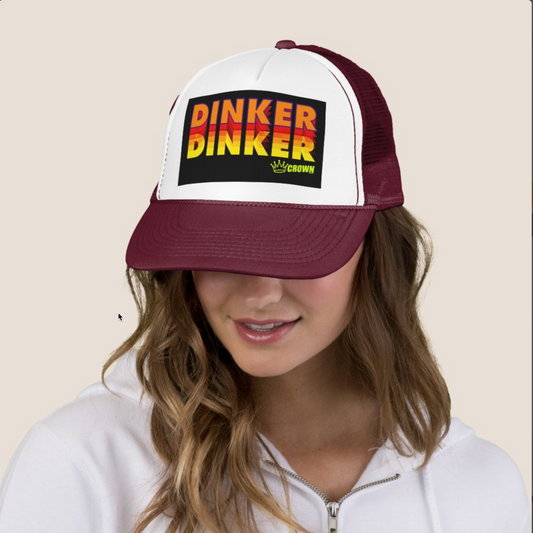 CROWN PICKLEBALL - Dinker Hat (Maroon/White)
