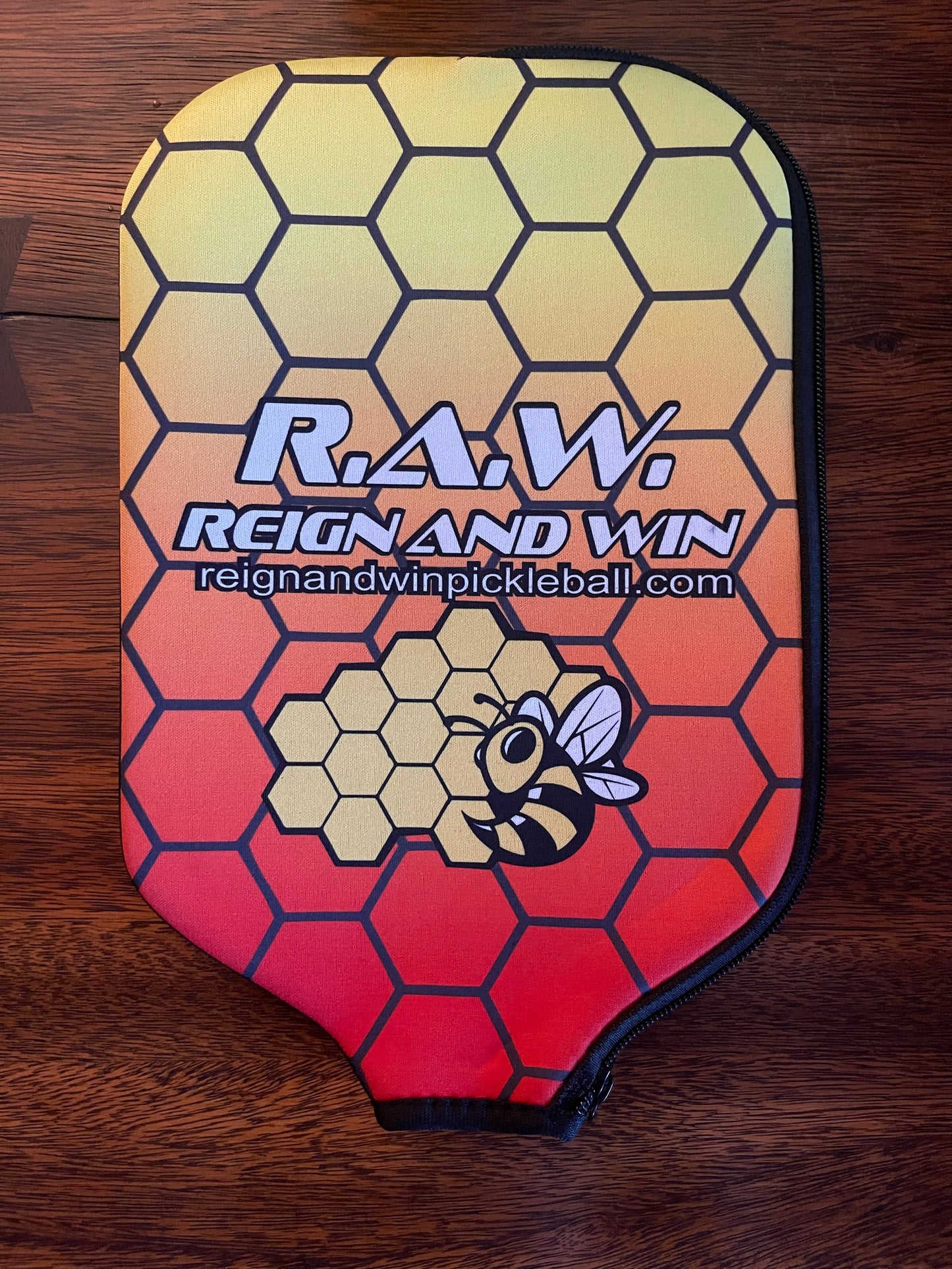 R.A.W. Bee Paddle Covers x CROWN PICKLEBALL