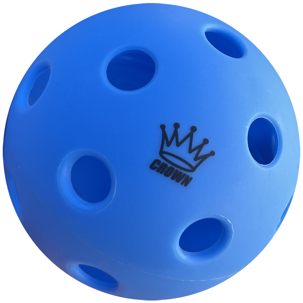 CROWN PICKLEBALL - High-Performance INDOOR Pickleballs (3-PACK BLUEBERRY)