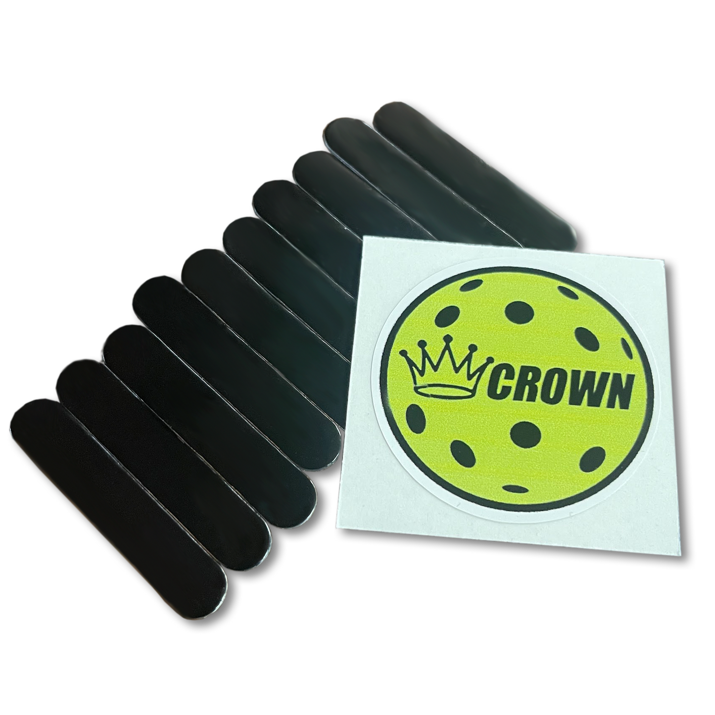 CROWN PICKLEBALL - Lead Tabs (10-PACK BLACK)