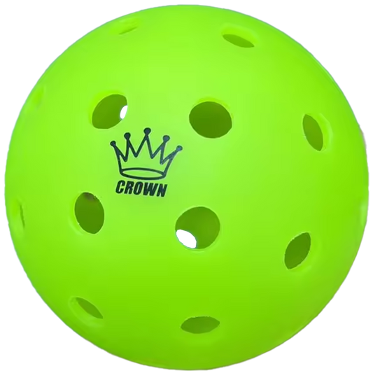 CROWN PICKLEBALL - High-Performance OUTDOOR Pickleballs (3-PACK PRIME TIME 40)