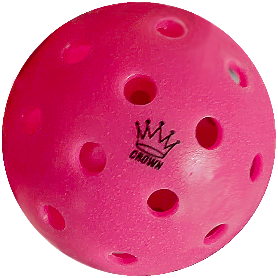 CROWN PICKLEBALL - High-Performance OUTDOOR Pickleballs (100-PACK CHERRY)