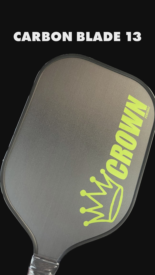 CROWN PICKLEBALL - Carbon Blade 14 (paddle NERO)